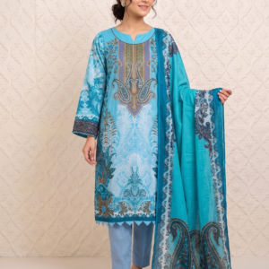 Ocean Breeze Paisley - Turquoise Blue