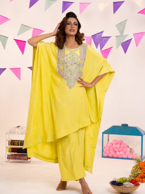 kaftan Fluid Silk Georgette Kaftan